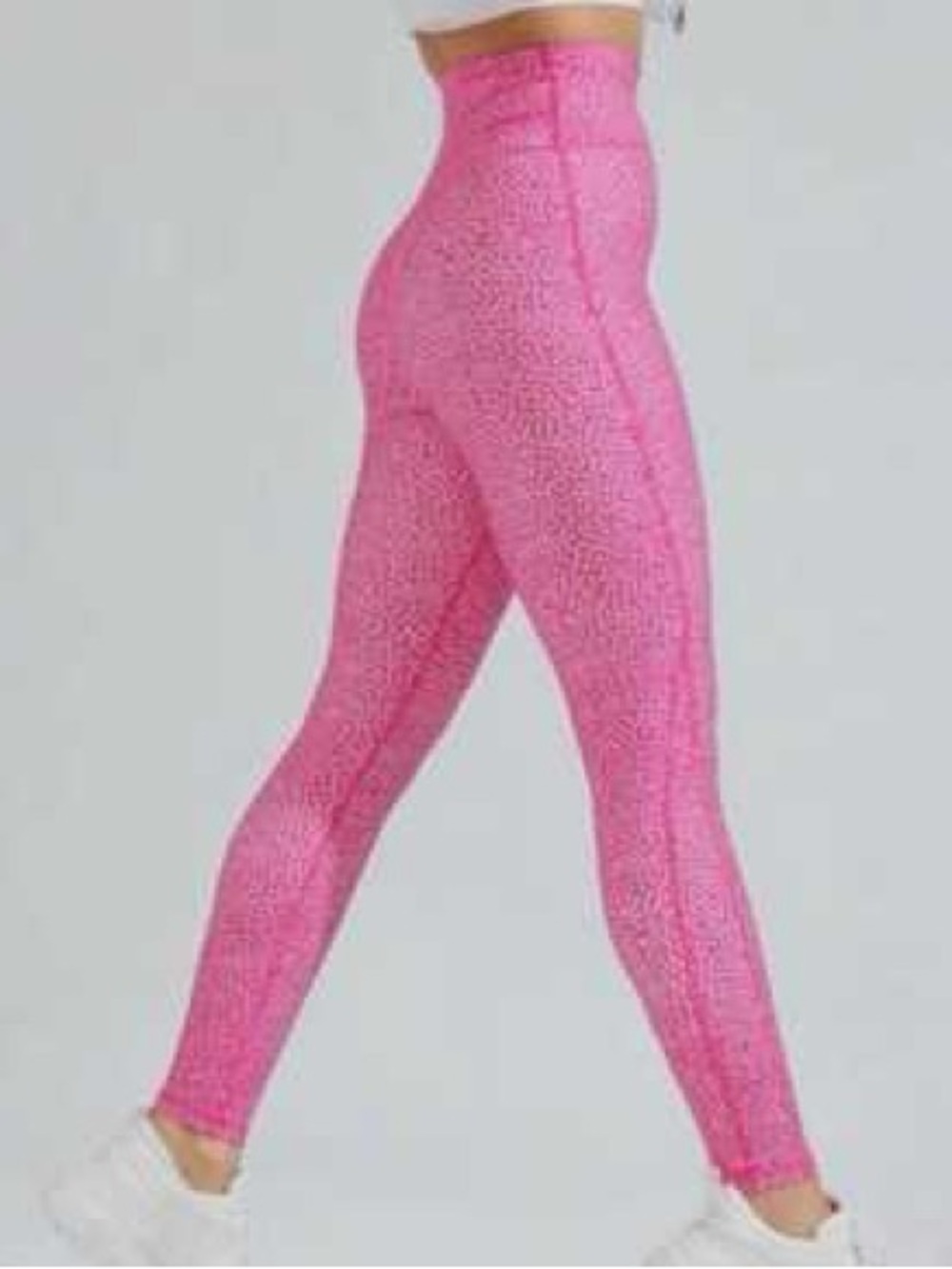 BuffBunny Hot Pink High-Rise Leggings, Size L